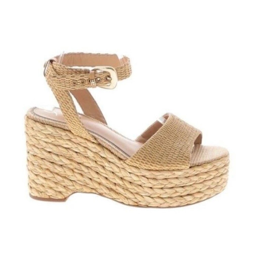 Sam Edelman April Platform Espadrille Sandals Size 8